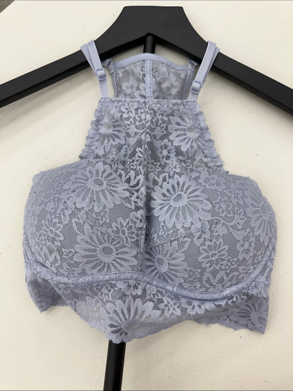 Victoria’s Secret PINK.. Lace High Neck Bralette in Dusty Lavender - Picture 4 of 5